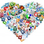 Social Media Heart by By kdonovan_gaddy via Flickr Creative Commons