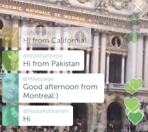 International audiences join together to enjoy the world on Periscope 